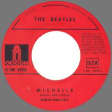 THE BEATLES DISCOGRAPHY BELGIUM 077 078 - MICHELLE / YESTERDAY - 4C 006-04598M - pic 5