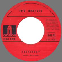 THE BEATLES DISCOGRAPHY BELGIUM 077 078 - MICHELLE / YESTERDAY - 4C 006-04598M - pic 6