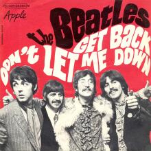 Beatles Discography Belgium 076 Get Back ⁄ Don't Let Me Down 2C 006-04084M - pic 1