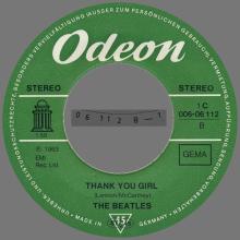 FROM ME TO YOU - THANK YOU GIRL - 1976 / 1987 - 1C 006-06 112 - 2 - RECORDS - pic 1