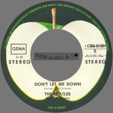 GET BACK - DON'T LET ME DOWN - 1976 / 1987 - 1C 006-04 084 - 2 - RECORDS - pic 6
