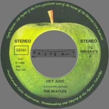 HEY JUDE - REVOLUTION - 1976 / 1987 - 1C 006-04 479 - 2 - RECORDS - pic 1