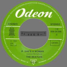 I FEEL FINE - SHE' A WOMAN - 1976 / 1987 - 1C006-04 686 - 2 - RECORDS - pic 1