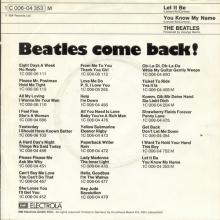 LET IT BE - YOU KNOW MY NAME (LOOK UP THE NUMBER) - 1976 / 1987 - 1C 006-04 353 - 1C 006-04 353 M - 1 - SLEEVES - pic 1