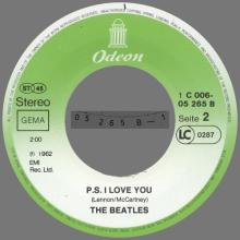 LOVE ME DO - P.S. I LOVE YOU - 1976 / 1987 - 1C 006-05 265 - 2 - RECORDS - pic 8