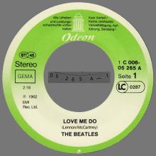 LOVE ME DO - P.S. I LOVE YOU - 1976 / 1987 - 1C 006-05 265 - 2 - RECORDS - pic 13