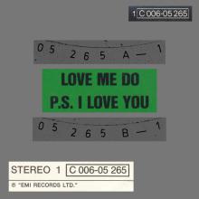 LOVE ME DO - P.S. I LOVE YOU - 1976 / 1987 - 1C 006-05 265 - 2 - RECORDS - pic 1