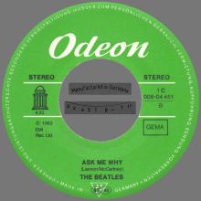 PLEASE PLEASE ME - ASK ME WHY - 1976 / 1987 - 1C 006-04 451 - 2 - RECORDS - pic 6
