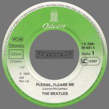 PLEASE PLEASE ME - ASK ME WHY - 1976 / 1987 - 1C 006-04 451 - 2 - RECORDS - pic 9