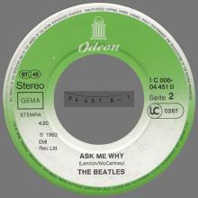 PLEASE PLEASE ME - ASK ME WHY - 1976 / 1987 - 1C 006-04 451 - 2 - RECORDS - pic 10