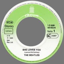 SHE LOVES YOU - I'LL GET YOU - 1976 / 1987 - 1C 006-04 452 - 2 - RECORDS - pic 9