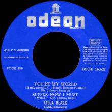 CILLA BLACK - IT'S FOR YOU - SPAIN - DSOE 16.627 - EP - B - pic 5