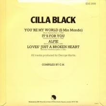 CILLA BLACK - IT'S FOR YOU - UK - EMI 2698 - PROMO - EP - pic 1