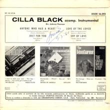 CILLA BLACK - LOVE OF THE LOVED - SPAIN - DSOE 16.592 - A - EP - pic 1