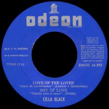 CILLA BLACK - LOVE OF THE LOVED - SPAIN - DSOE 16.592 - C - EP - pic 5