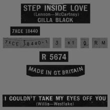 CILLA BLACK - STEP INSIDE LOVE - SWEDEN - R 5674 - pic 1