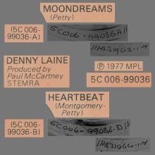 DENNY LAINE - MOONDREAMS - HARTBEAT - HOLLAND - 5C 006-99036 - pic 4