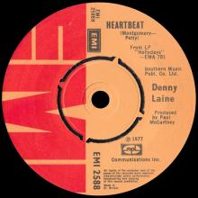 DENNY LAINE - MOONDREAMS - HARTBEAT - UK - EMI 2588 - pic 5