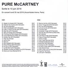 2016 06 10 - PAUL MCCARTNEY DISCOGRAPHY - PURE - 39 TRACKS - pic 1