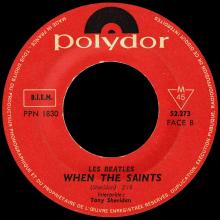 FRANCE THE BEATLES 45 POLYDOR - 1964 06 00 - POLYDOR 52 273 - MY BONNIE ⁄ WHEN THE SAINTS  - pic 4