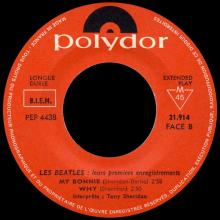 FRANCE THE BEATLES EP POLYDOR - 1964 04 19 - LES BEATLES - POLYDOR 21914 Médium - NEW RED LABEL - pic 5