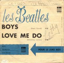 FRANCE THE BEATLES JUKE-BOX 45 - 1964 03 05 - A 1 - S0 10091 - BOYS ⁄ LOVE ME DO - pic 1