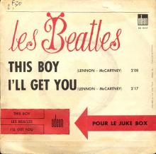 FRANCE THE BEATLES JUKE-BOX 45 - 1964 05 05 - A - S0 10117 - THIS BOY ⁄ I'LL GET YOU - pic 1
