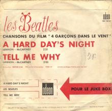 FRANCE THE BEATLES JUKE-BOX 45 - 1964 09 11 - B - S0 10121 - A HARD DAY'S NIGHT ⁄ TELL ME WHY - pic 2