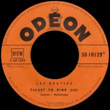 FRANCE THE BEATLES JUKE-BOX 45 - 1965 05 17 - A 1  - S0 10129 - TICKET TO RIDE ⁄ I DON'T WANT TO SPOIL THE PARTY - pic 5