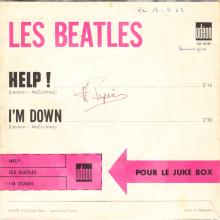 FRANCE THE BEATLES JUKE-BOX 45 - 1965 07 29 - A 1 - S0 10130 - HELP ! ⁄ I'M DOWN - pic 1