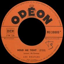 FRANCE THE BEATLES JUKE-BOX 45 - B - 1964 00 03 - A 2 - MO 20005 - HOLD ME TIGHT ⁄ ALL MY LOVING - pic 1