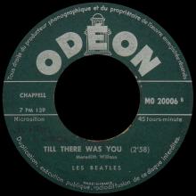 FRANCE THE BEATLES JUKE-BOX 45 - B - 1964 00 04 - A 1 - MO 20006 - I SAW HER STANDING THERE ⁄ TILL THERE WAS YOU  - pic 1