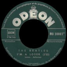 FRANCE THE BEATLES JUKE-BOX 45 - B - 1965 00 00 - A 1 - MO 20007 - ROCK AND ROLL MUSIC ⁄ I'M A LOSER - pic 6