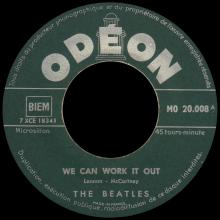 FRANCE THE BEATLES JUKE-BOX 45 - B - 1965 12 00 - A - MO 20.008 - WE CAN WORK IT OUT ⁄ DAY TRIPPER - pic 1
