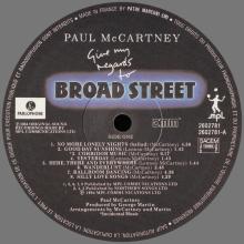 1984 Give My Regards To Broad Street ⁄ Rendez-Vous à Broad Street - a - Presskit + Info + Record  - pic 7