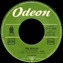 GERMANY 1963 06 OO - THE BEATLES - SLEEVE 1 - LABEL 1 - O 41 560 - GEOW 1283 - pic 1