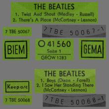 GERMANY 1963 06 OO - THE BEATLES - SLEEVE 3 - LABEL 1 - O 41 560 - GEOW 1283 - pic 4