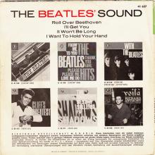 GERMANY 1964 02 OO - THE BEATLES SOUND - SLEEVE 2 - LABEL A AND B BIEM GEMA - O 41 627 - GEOW 1288 - pic 1