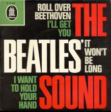 GERMANY 1964 02 OO - THE BEATLES SOUND - SLEEVE 3 - LABEL A AND B GEMA - O 41 627 - pic 1