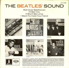 GERMANY 1964 02 OO - THE BEATLES SOUND - SLEEVE 3 - LABEL A AND B GEMA - O 41 627 - pic 1