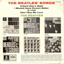 GERMANY 1964 09 OO - THE BEATLES' SONGS - SLEEVE 2 - LABEL 2 - O 41 641 - pic 2