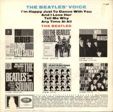 GERMANY 1964 10 OO - THE BEATLES' VOICE - SLEEVE 1 - LABEL A AND B GEMA - O 41 647 - GEOW 1296  - pic 2
