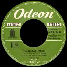 GERMANY 1965 04 OO - THE BEATLES' MUSIC - SLEEVE 1 - LABEL A AND B GEMA - SMO 41 668 - SGEW 8017 - pic 3