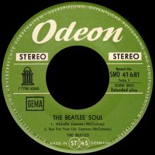 GERMANY 1966 02 OO - THE BEATLES' SOUL - SLEEVE 1 - LABEL 1 - SMO 41 681 - SGEW 8022  - pic 3
