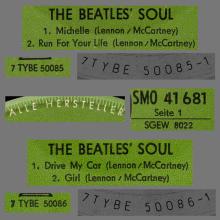 GERMANY 1966 02 OO - THE BEATLES' SOUL - SLEEVE 1 - LABEL 1 - SMO 41 681 - SGEW 8022  - pic 4