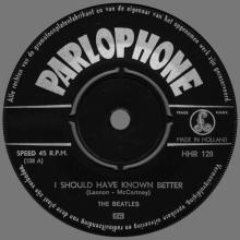 HOLLAND 143 AND 148 - 1964 08 00 - I SHOULD HAVE KNOWN BETTER ⁄ TELL ME WHY - PARLOPHONE - HHR 128 - pic 5