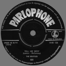 HOLLAND 140 - 1964 08 00 - I SHOULD HAVE KNOWN BETTER ⁄ TELL ME WHY - PARLOPHONE - HHR 128 - RED SLEEVE - pic 5