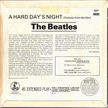 HOLLAND - 1964 11 00 - 1 B - A HARD DAY'S NIGHT ( Extracts from the film ) - GEP 8920  - pic 5