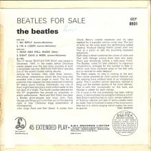 HOLLAND - 1965 04 00 - 1 - BEATLES FOR SALE  - GEP 8931 - pic 5