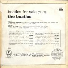 HOLLAND - 1965 06 00 - 2 A - BEATLES FOR SALE No 2 - GEP 8939 - pic 5
